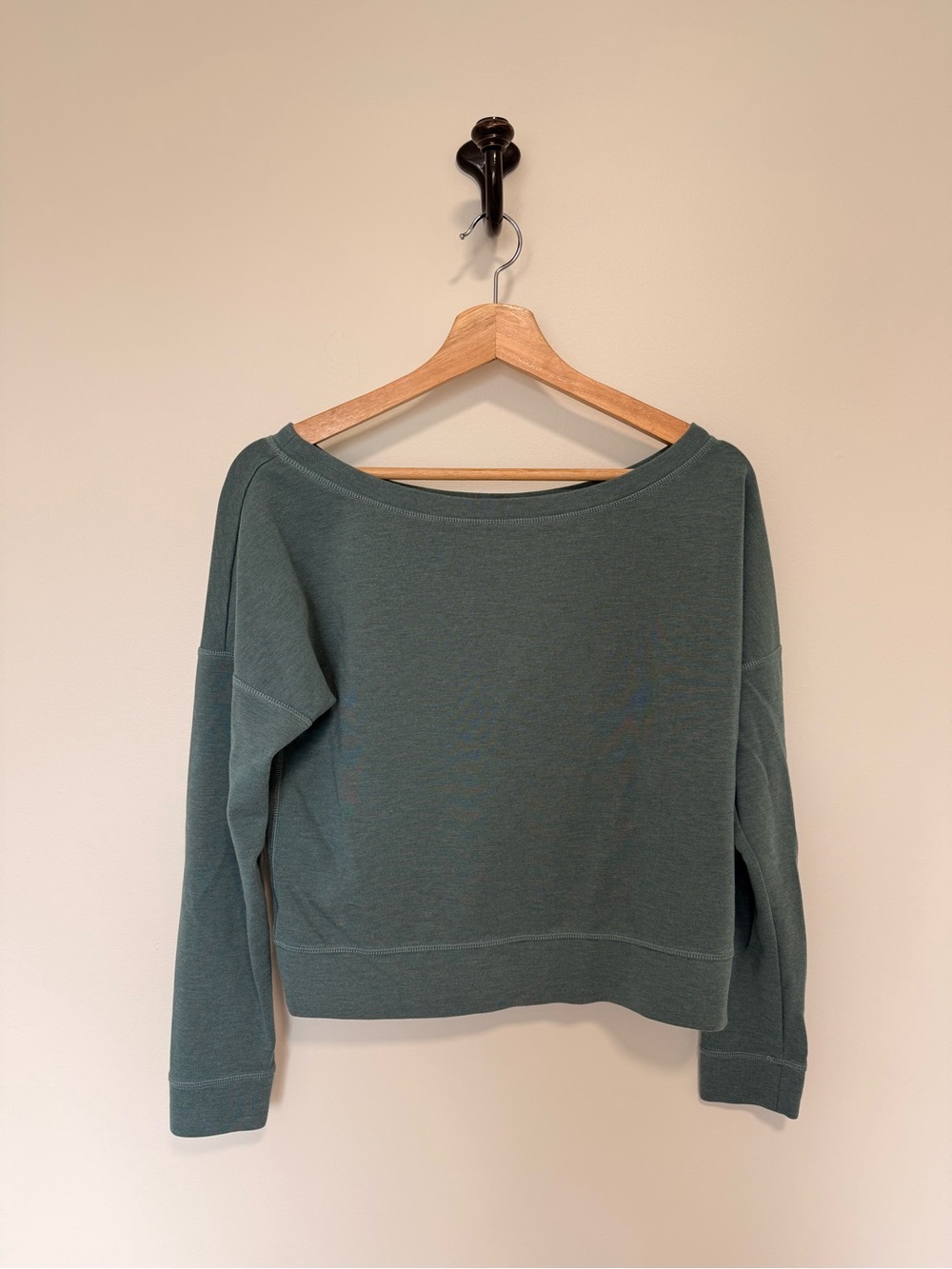 Travis Mathew Women’s Slate Green Boatneck Sweater — Size Small